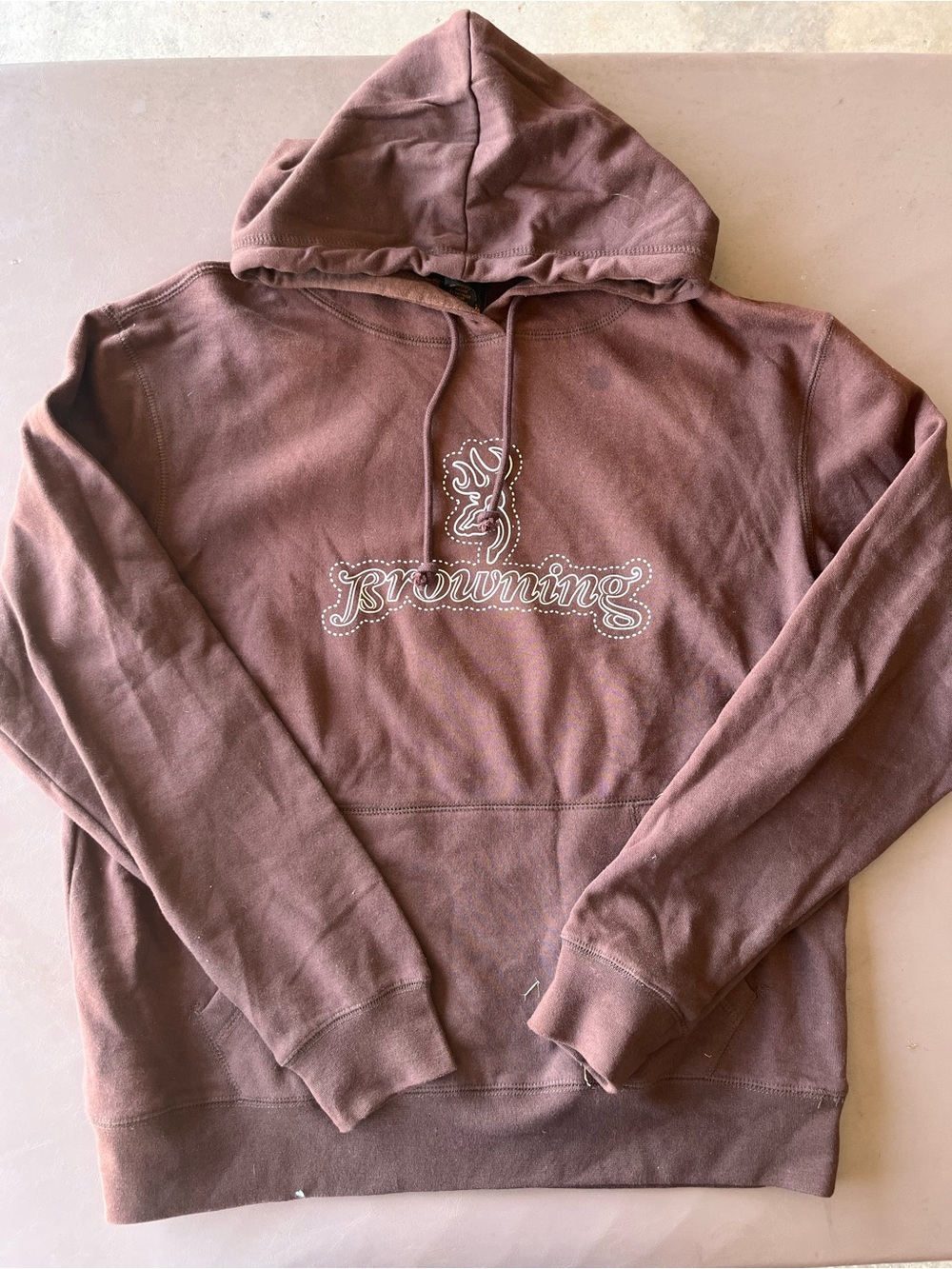 Browning Brown Pullover Hoodie with Script Logo
